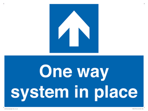 One way system in place